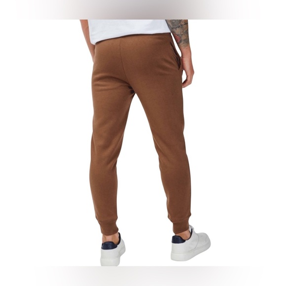 Gap New Men’s Logo Joggers Brown Size Large - Picture 2 of 7